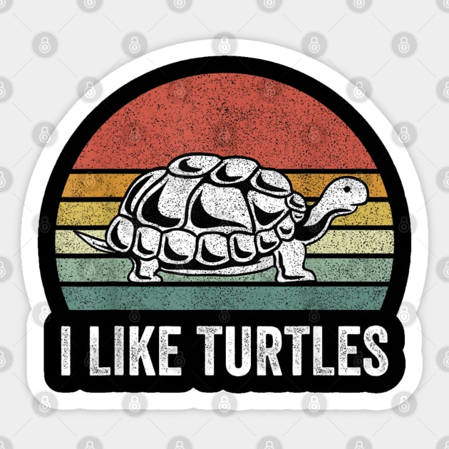 I like turtles turtles shirt Sticker by Arif Mehmood